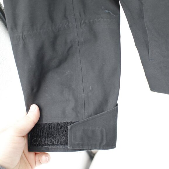 Candide ski jacket men's small The C1 jacket 3L snowboard vented black full zip - Picture 3 of 15